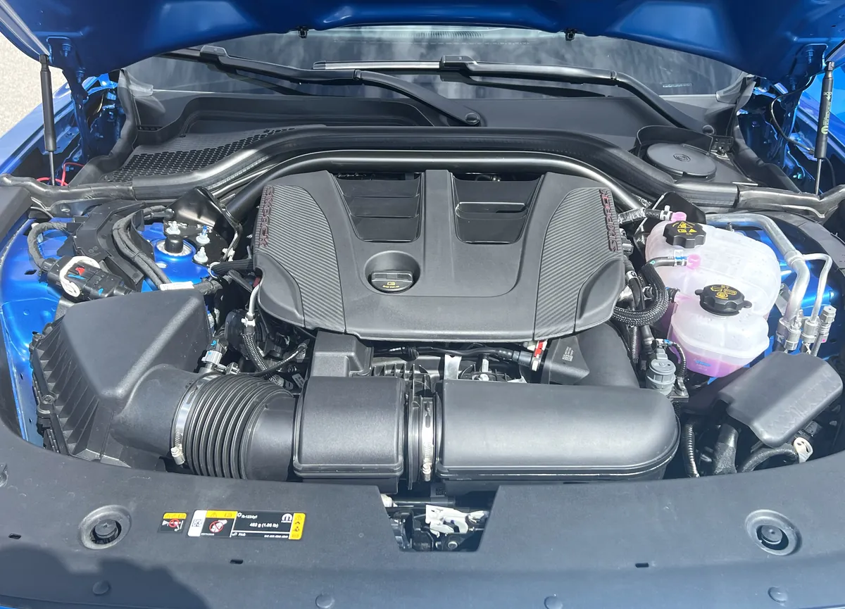 Dodge Charger SIXPACK 3.0-liter twin-turbo engine, the engine reportedly used in the Mopar Charger special edition