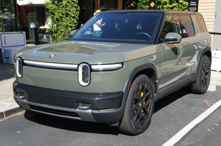 Rivian R2 SUV in Launch Green